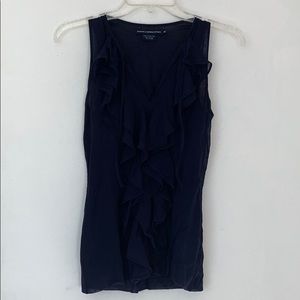 RALPH LAUREN | Navy blue top